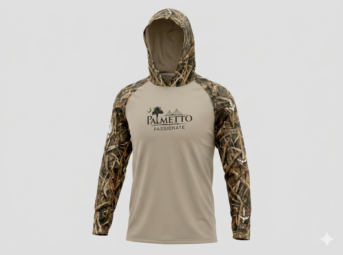 SPF Shirt: Long Sleeve (Hood & Camo Sleeves)
