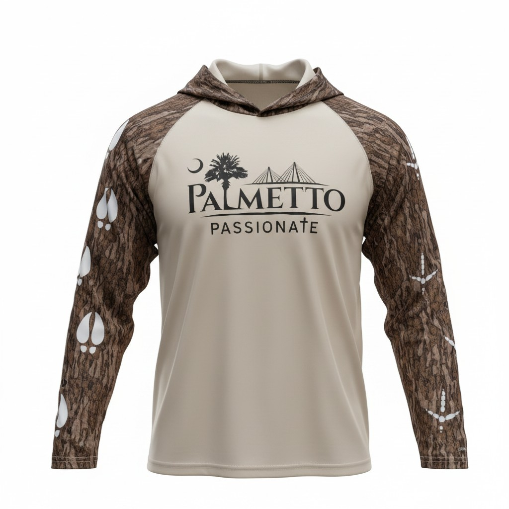 SPF Shirt: Long Sleeve (Hood & Camo Sleeves)