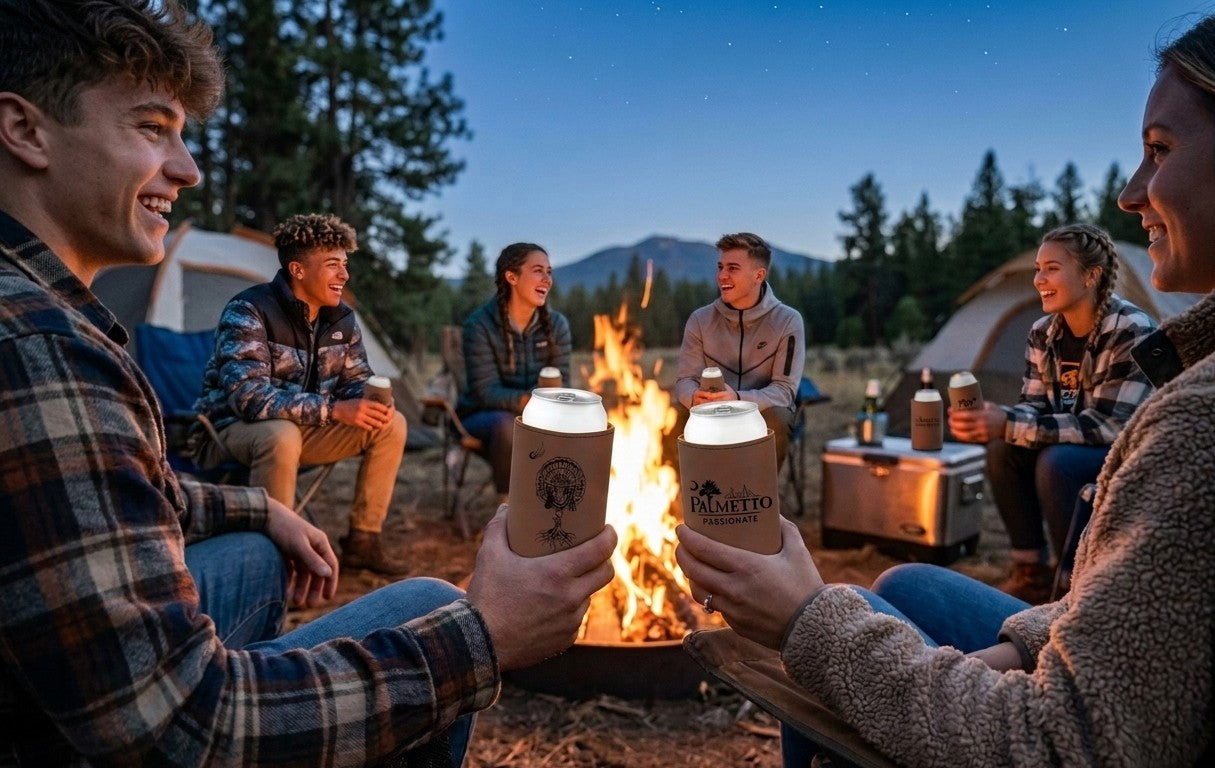 Leather Koozies (2-sided)