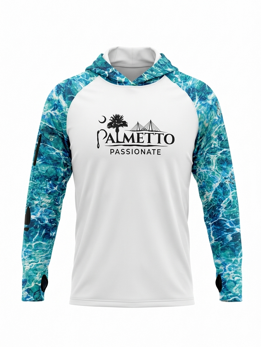 SPF Shirt: Long Sleeve (Hood & Camo Sleeves)