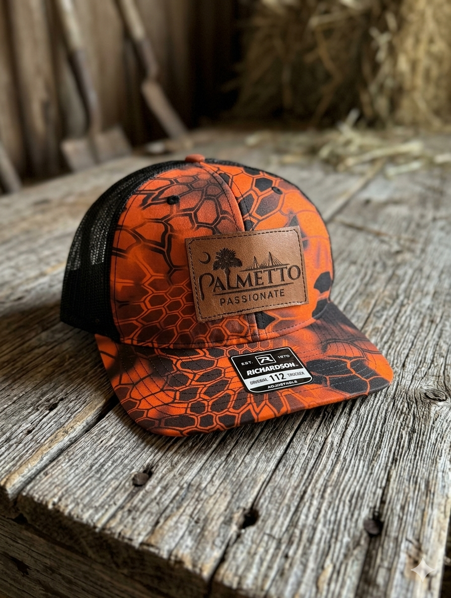 Hat: Orange Kryptek Inferno Camo