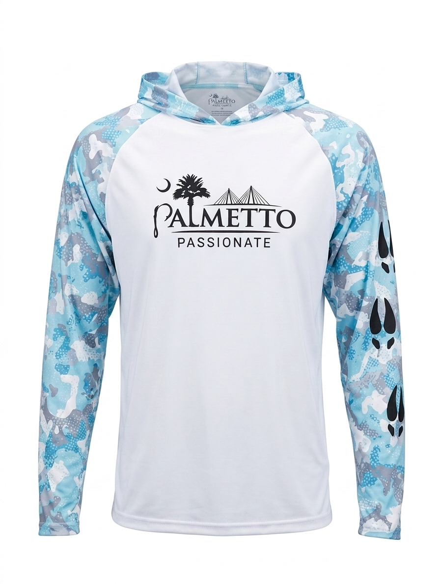 SPF Shirt: Long Sleeve (Hood & Camo Sleeves)